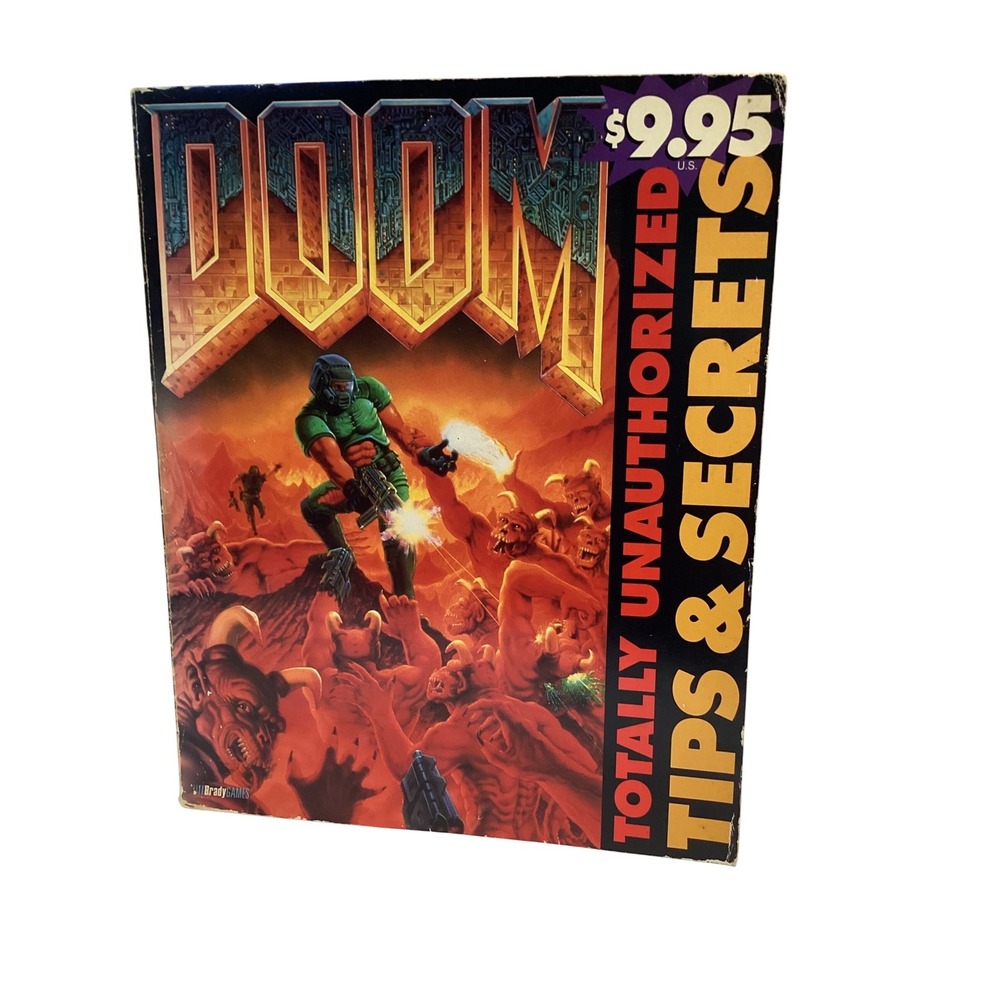 Doom Totally Unauthorized Tips & Secrets BradyGames Strategy Guide 1994 PC Game